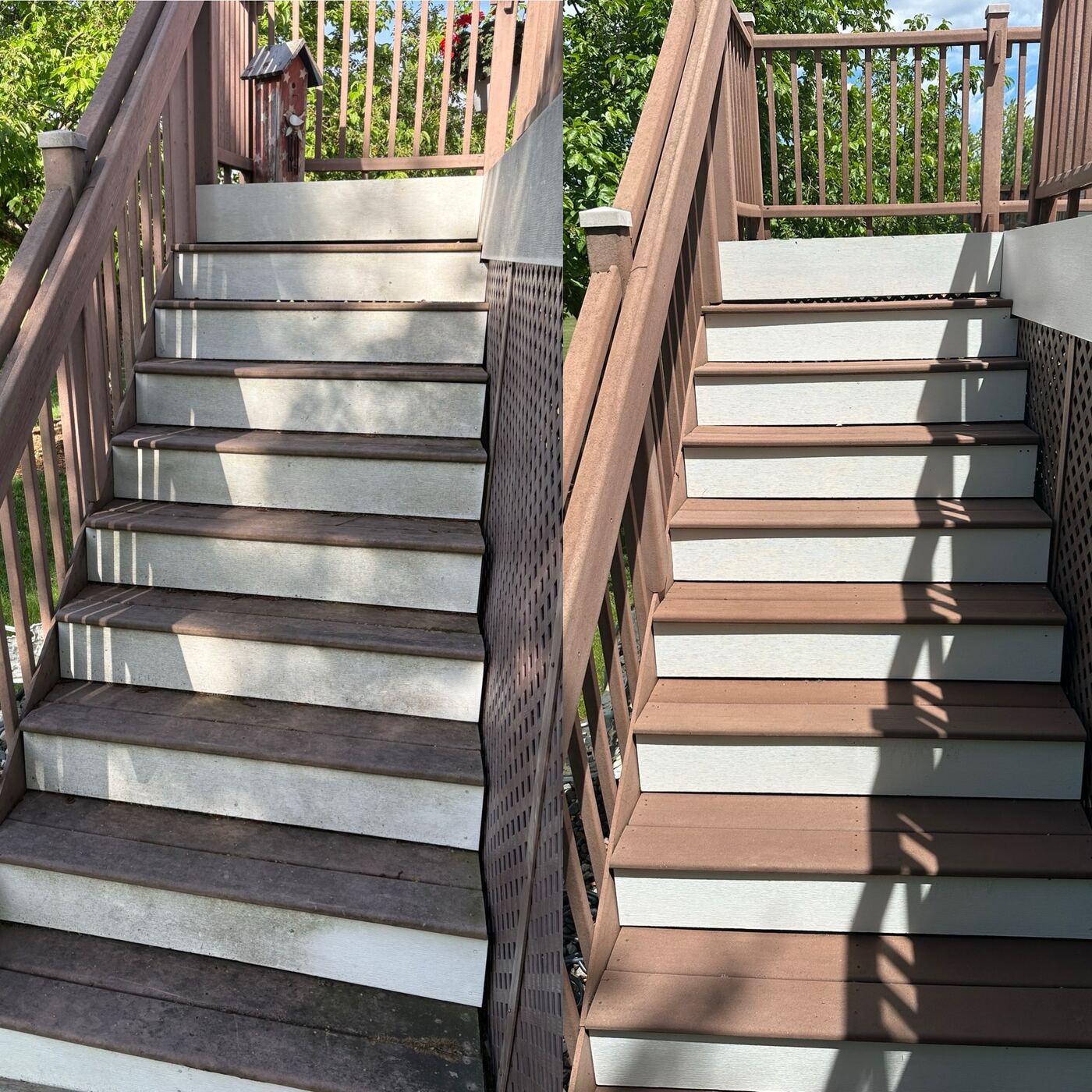 Deck Stair Cleaning